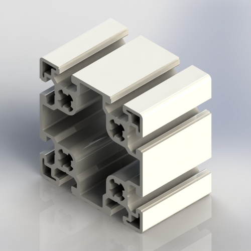AFEX-9090 - EXTRUSION PROFILE 90X90 SMOOTH LITE T-SLOT 10MM